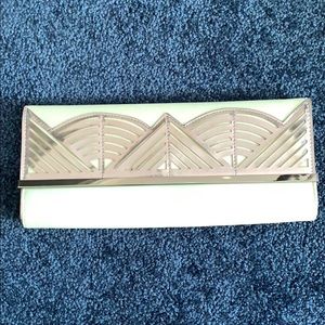 Mint green clutch purse